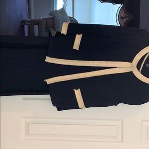 St. John 2 piece 10 navy blue dress and jacket set